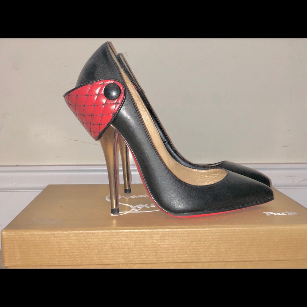 CHRISTIAN LOUBOUTIN Nappa Huguette 120 Pump 36.5